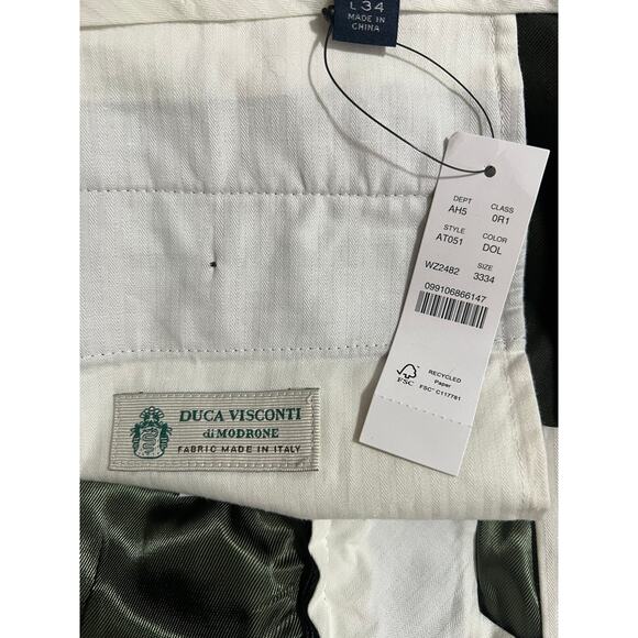 NWT J. Crew Men's Ludlow Slim-Fit Suit Dress Pant Italian Dark Olive Size 33x34 - Picture 8 of 16